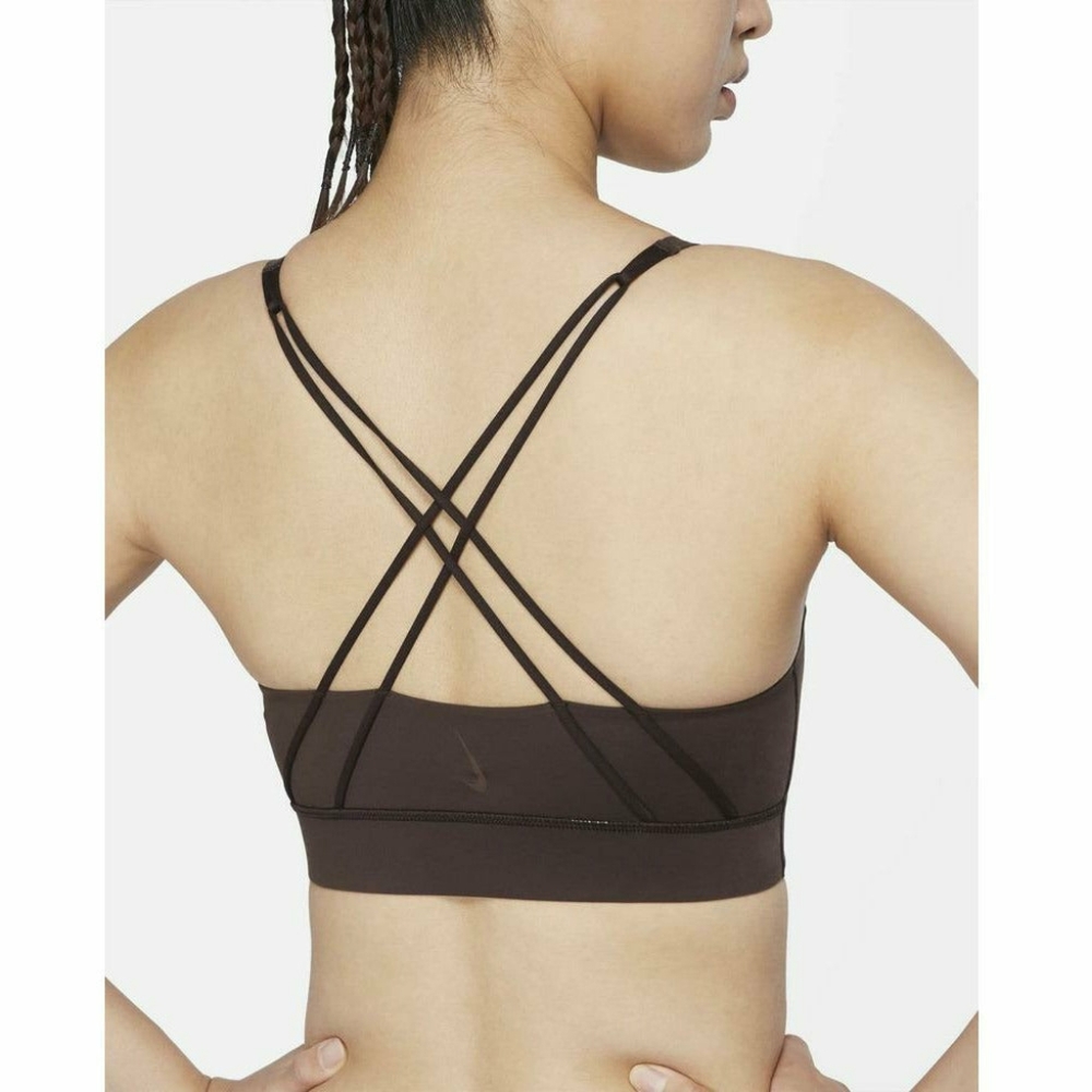 Nike swoosh luxe medium support padded sports bra